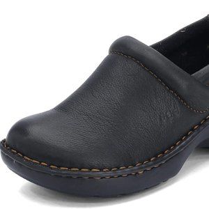 Women's, Peggy Clog Black Leather 8 M